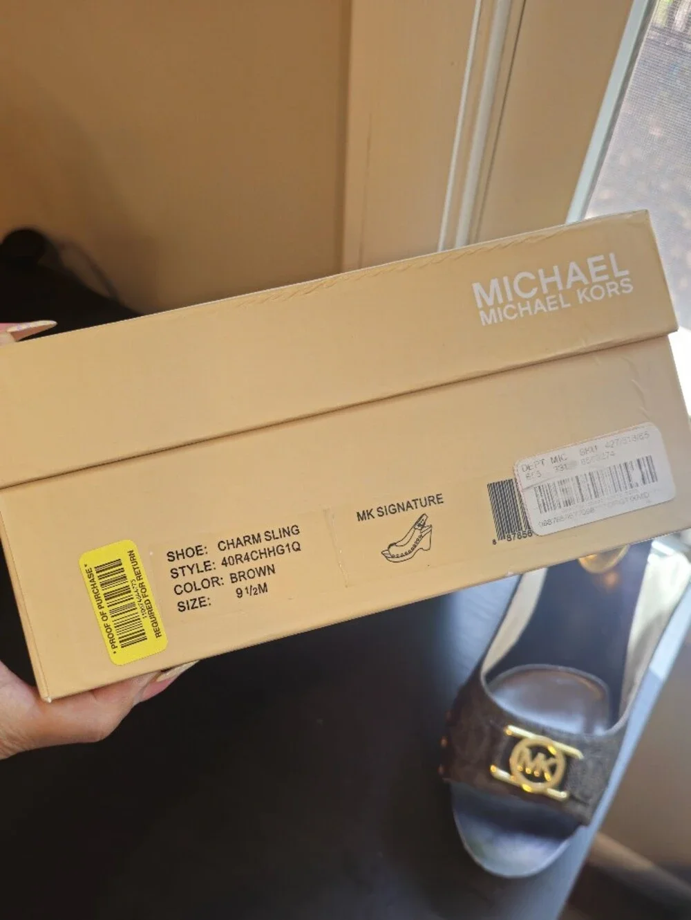 Michael Kors Platforms Charm Sling Heels